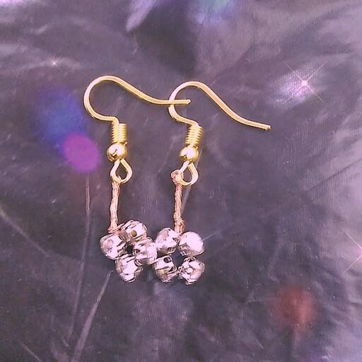 گوشواره طرح الماس